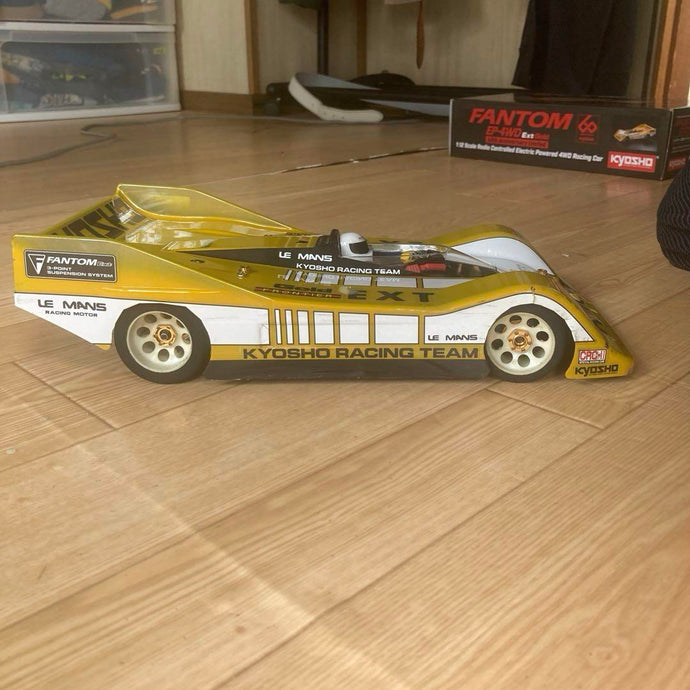 Used Kyosho Phantom EP 4WD Ext Used with Le Mans 480 Gold 21.5T Motor