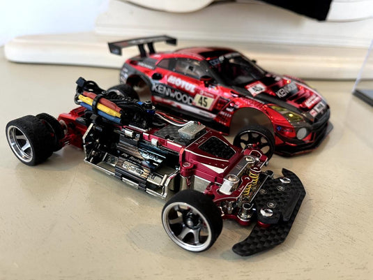 Kyosho Mini-Z MR04EVO2 Full Custom with Aluminum & Carbon Parts Beautiful - Used