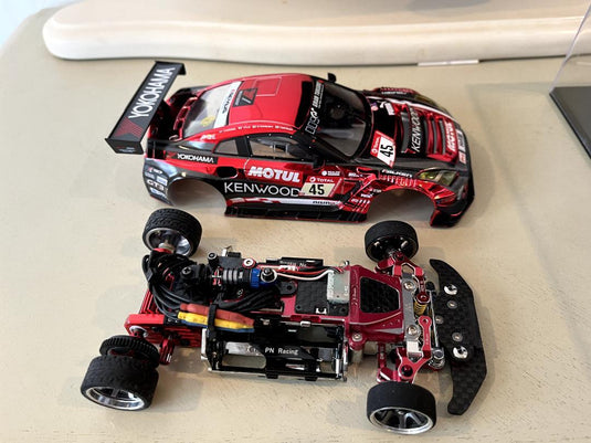 Kyosho Mini-Z MR04EVO2 Full Custom with Aluminum & Carbon Parts Beautiful - Used
