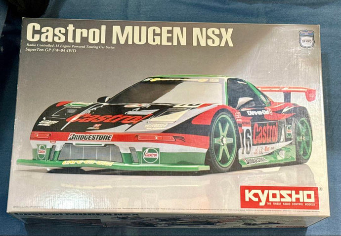 Kyosho Castrol MUGEN NSX GP RC Car Kit with 5 Optional Parts Sets New - Used