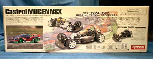 Kyosho Castrol MUGEN NSX GP RC Car Kit with 5 Optional Parts Sets New - Used