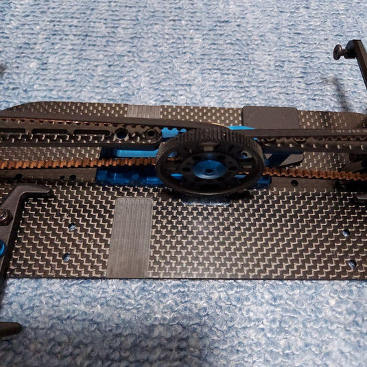 Used Team Associated TC8 Carbon Chassis Used with Spare Parts