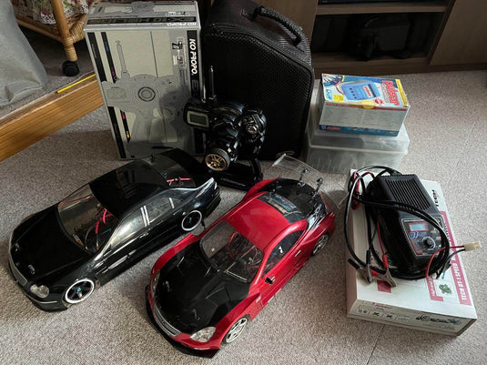 Used Tamiya TB-evolution IV and TECH Racing DT-1 Chassis Set with KO Propo EX-10