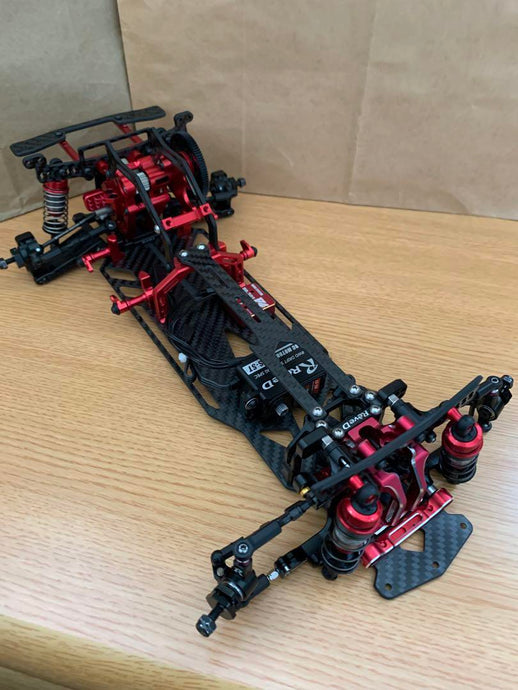 Used Reve D MC-1 Final Edition Red Version Chassis with Servo & Gyro