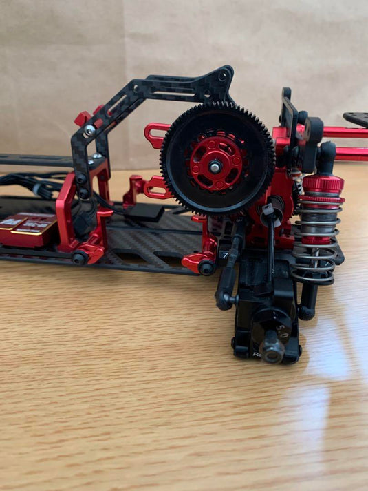 Used Reve D MC-1 Final Edition Red Version Chassis with Servo & Gyro