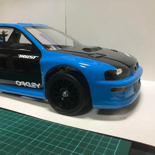 Used Tamiya TT-02 Subaru Impreza 99 Assembled Full Set RC Car w/ Sanwa MX6 Radio