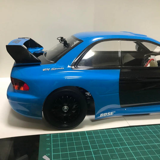 Used Tamiya TT-02 Subaru Impreza 99 Assembled Full Set RC Car w/ Sanwa MX6 Radio