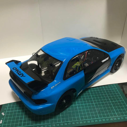 Used Tamiya TT-02 Subaru Impreza 99 Assembled Full Set RC Car w/ Sanwa MX6 Radio