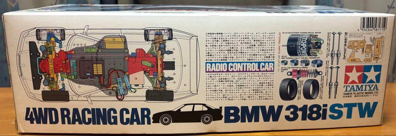 Cargue la imagen en el visor de la galería, Used Tamiya 1/10 BMW 318i STW TA-02 Chassis Unassembled Kit
