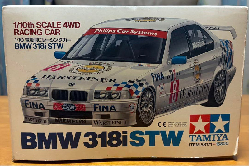 Cargue la imagen en el visor de la galería, Used Tamiya 1/10 BMW 318i STW TA-02 Chassis Unassembled Kit
