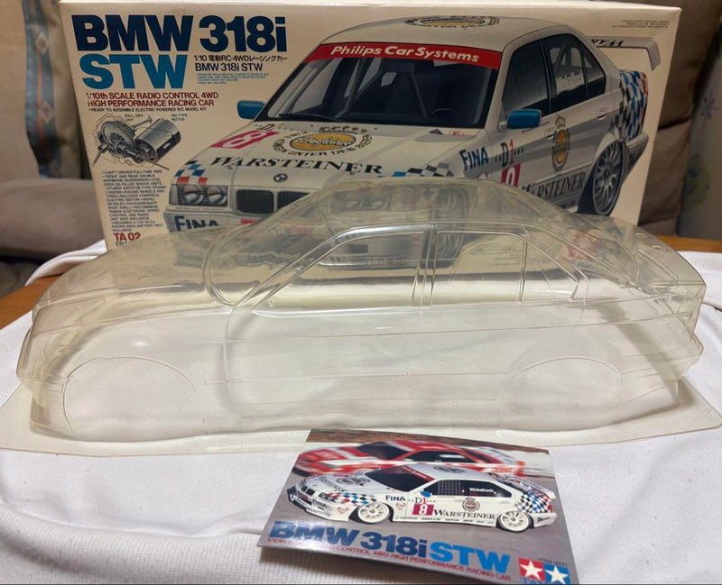 Cargue la imagen en el visor de la galería, Used Tamiya 1/10 BMW 318i STW TA-02 Chassis Unassembled Kit
