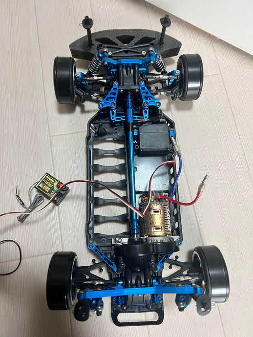 Used YOKOMO Drift Package Assembled with Option Parts and FM Transmitter
