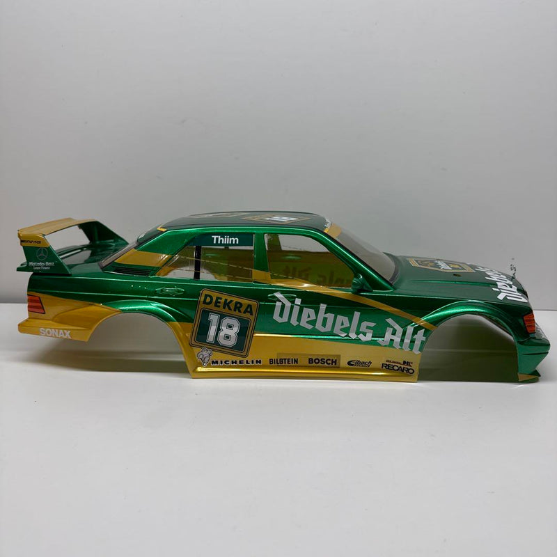 Load image into Gallery viewer, Used Tamiya 1/10 Mercedes-Benz Diebels Alt Body and Tire Set Only
