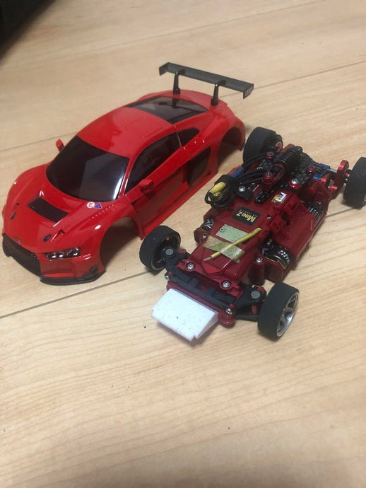 Used Kyosho Mini-Z MR-03EVO with Many Option Parts & Spares