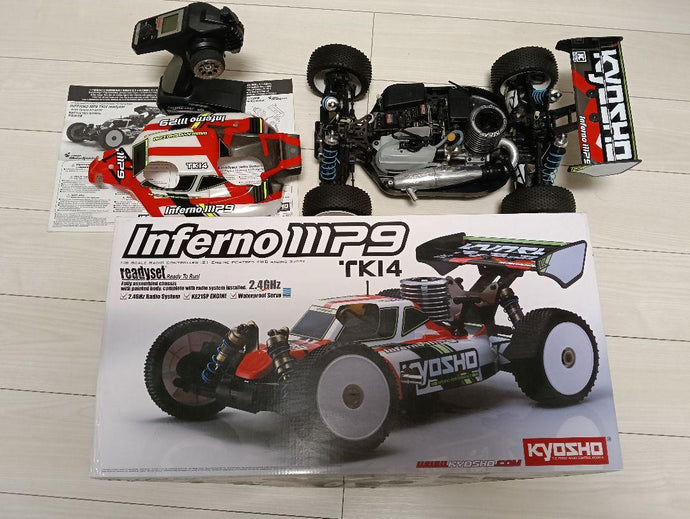 Used Kyosho Inferno MP9 TKI4 Red Assembled Buggy