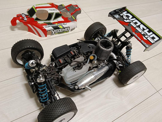Used Kyosho Inferno MP9 TKI4 Red Assembled Buggy