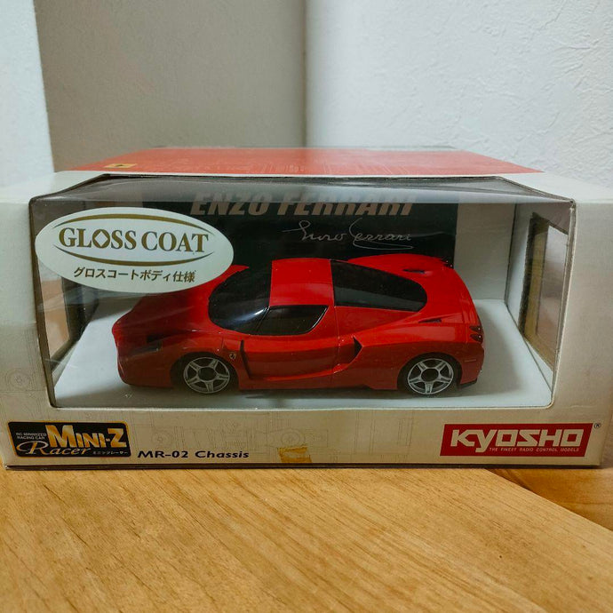 Used Kyosho Mini-Z Enzo Ferrari MR-02 Chassis Ready Set 30451R Unused