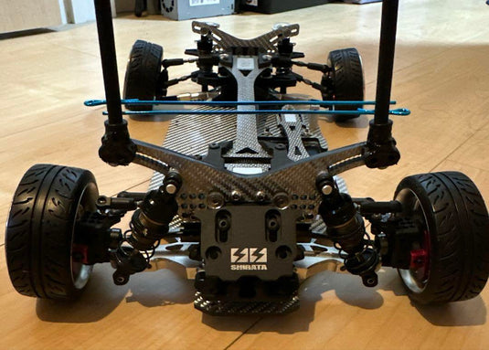 ABC Hobby Vellfire Body on GRK Silver Carbon Chassis with Decoration Lights - Used