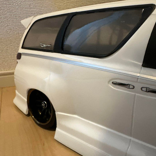 ABC Hobby Vellfire Body on GRK Silver Carbon Chassis with Decoration Lights - Used