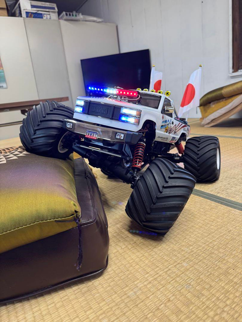 Load image into Gallery viewer, Used Kyosho 1/8 USA-1 Monster Truck RC Car Used with Custom Sound and Lights
