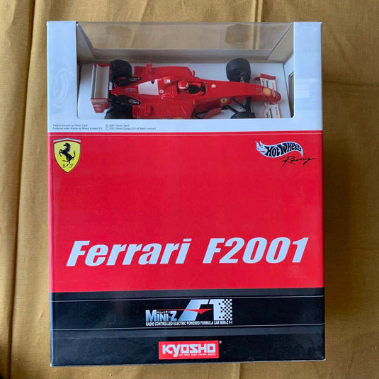 Used Kyosho Mini-Z F-1 Ready Set Ferrari F2001 No.1 New Unopened