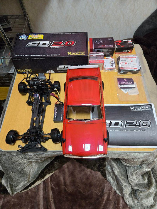 Yokomo SD2.0 Black Version 1/10 RC Car with Electronics Used - Used