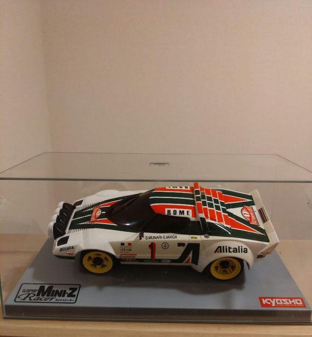 Used Kyosho Mini-Z Racer Lancia Stratos Alitalia Used Operation Confirmed