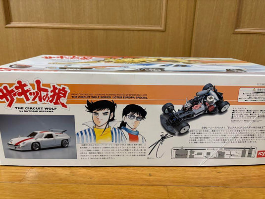 Used Kyosho 1/8 The Circuit Wolf Lotus Europa Special Engine Car Kit Unassembled