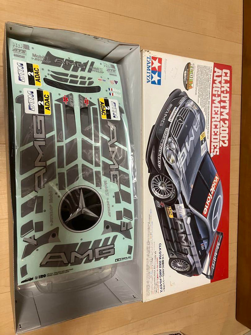Load image into Gallery viewer, Used Tamiya 1/10 CLK-DTM 2002 AMG Mercedes Unassembled Kit

