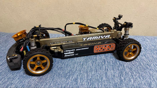Used Tamiya XV-01 Assembled Chassis with Electronics & Lancia Delta Unpainted Body