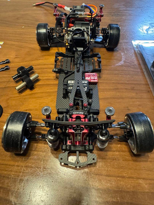 Used YOKOMO YD-2E with Many Option Parts and Electronics No Receiver Gyro Servo