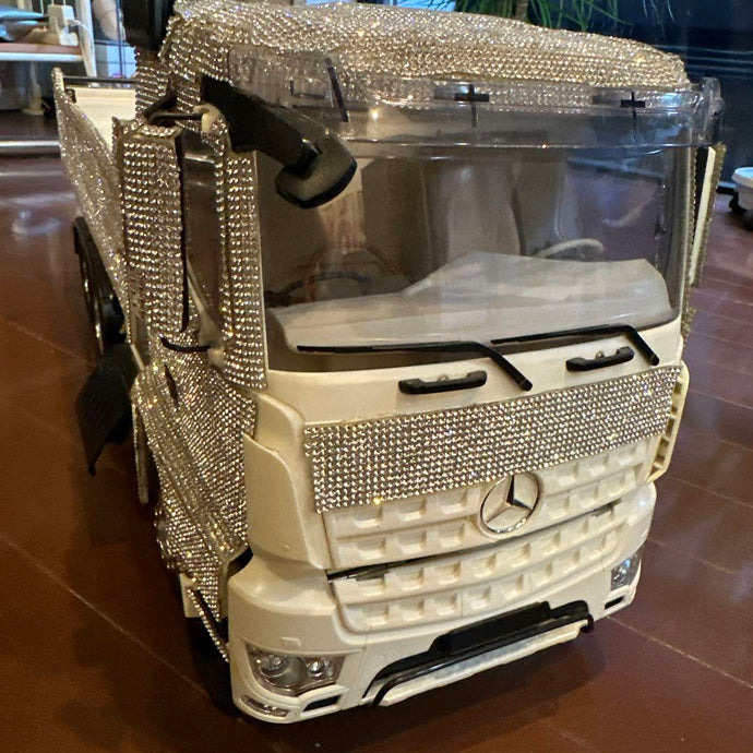 Used Tamiya 1/14 Mercedes Benz Arocs Dump Truck Assembled
