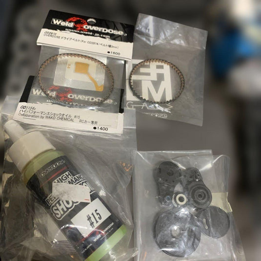 Used Overdose Galm RC Car with KO RSx3 Servo and Fleta ZX V2 13.5T Motor