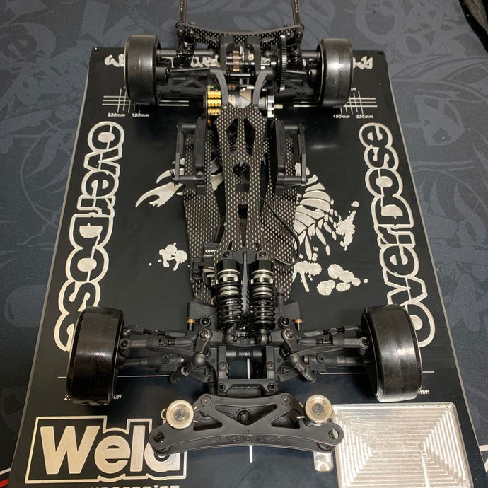 Used Overdose Galm RC Car with KO RSx3 Servo and Fleta ZX V2 13.5T Motor