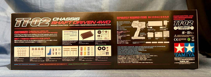 Load image into Gallery viewer, Used Tamiya 1/10 Ferrari F12tdf TT-02 Chassis Unassembled Kit
