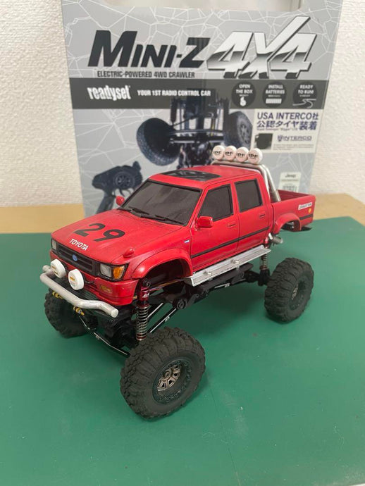 Used Kyosho Mini-Z 4x4 with Custom Hilux and Rubicon Bodies