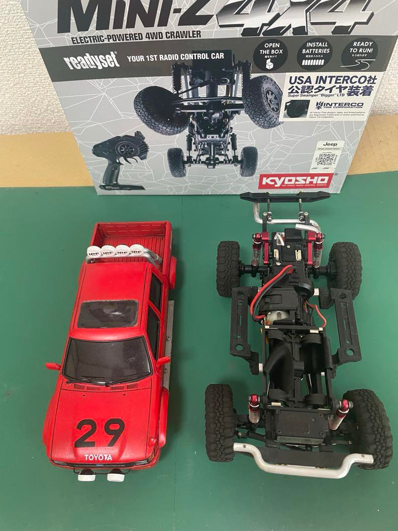 Load image into Gallery viewer, Used Kyosho Mini-Z 4x4 with Custom Hilux and Rubicon Bodies
