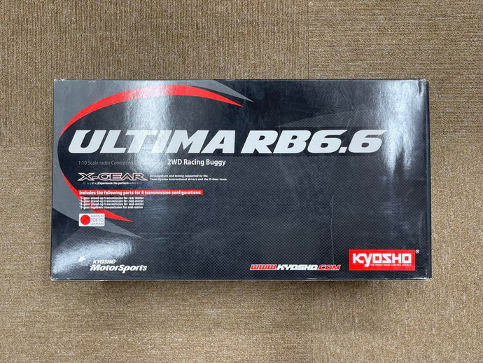 Used Kyosho Ultima RB6.6 Assembled with Tires Wheels & Pinion Gear