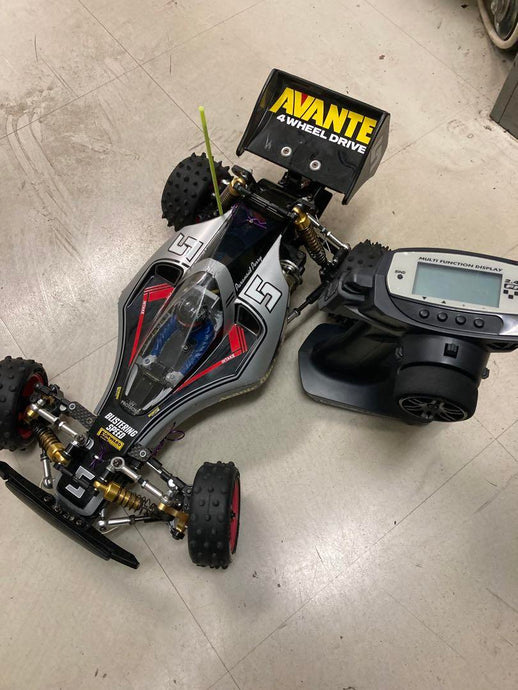 Used Tamiya 1/10 Avante 2011 Black Special Full Set RC Car Battery Required