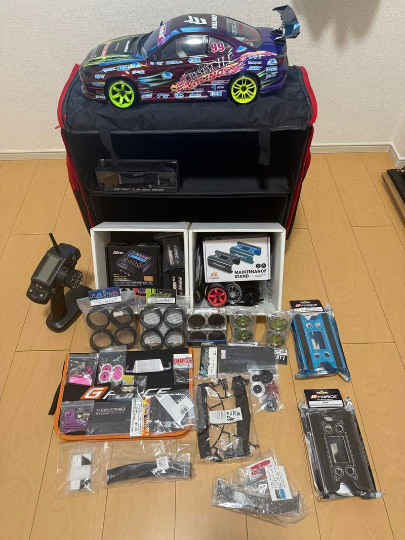 Chargez l&#39;image dans la visionneuse de la galerie, Used YOKOMO YD-2SX3 Full Set with S15 Body and Futaba 4PLS Transmitter
