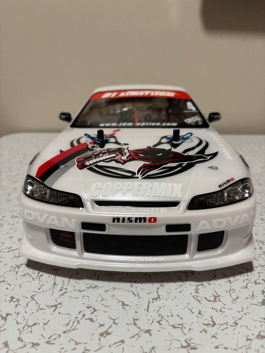 Used Tamiya TT-02 Assembled Chassis with Sanwa MT-R Radio and Extra Body