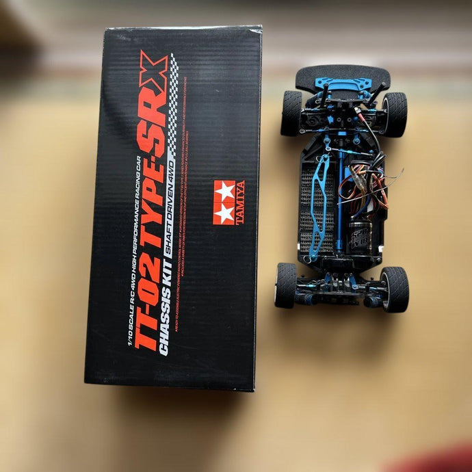 Used Tamiya TT-02SRX Used with 10T Brushless Motor No Receiver