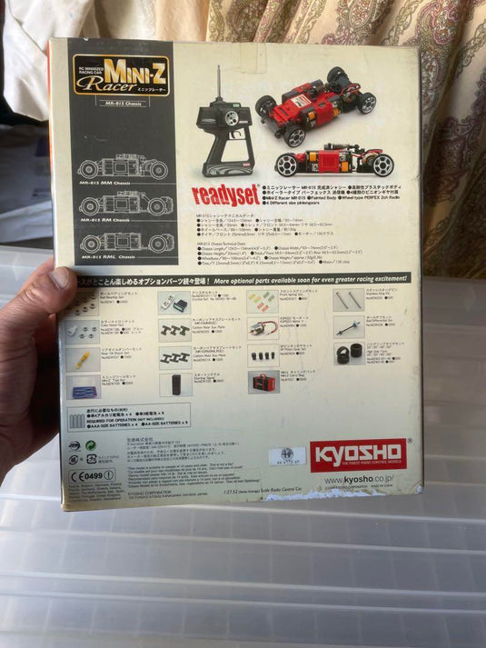 Used Kyosho Mini-Z Racer Alfa Romeo 156 GTA Metallic Blue Unused