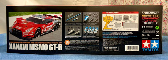 Used Tamiya Xanavi Nismo GT-R R35 1/10 TB-03 Chassis RC Car Kit Unused