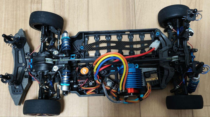 Used Tamiya TA05 IFS Chassis with G-Force Motor & Blazer DSSS 2.4GHz Radio