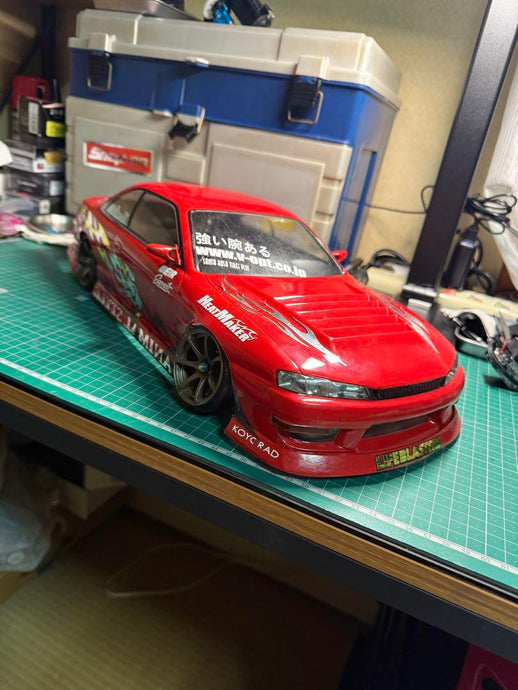 Used Tamiya TT-01 2WD Drift Conversion with S14 Silvia Body Assembled