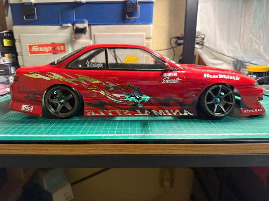 Used Tamiya TT-01 2WD Drift Conversion with S14 Silvia Body Assembled