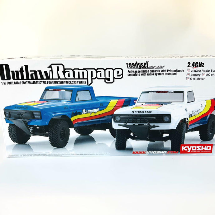 Used Kyosho Outlaw Rampage 1/10 EP 2WD Truck Ready Set Unassembled