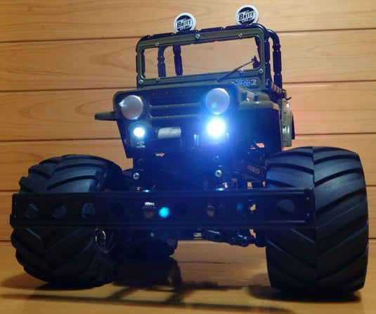 Used Tamiya XB Wild Willy 2 Buffalo Custom with LED Lights Full Set Unused