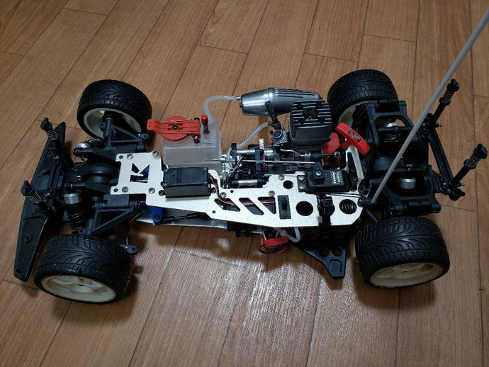 Used Kyosho 1/10 GP Super 10 FW-03 Vintage Engine RC Car